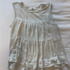 Gray Sleeveless Top